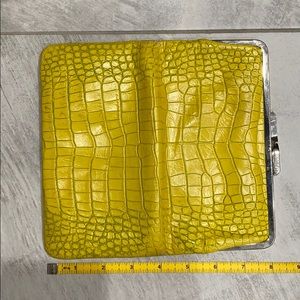 Lodis Croc Wallet Clutch